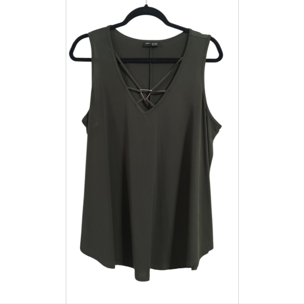 Urban Episode Olive Green Tank Top